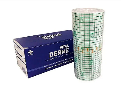 Curativo Filme Transparente Rolo Vital Derme - 15cm x 10m