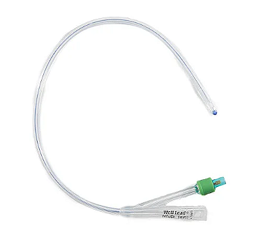 Sonda Foley 2 vias Nr.24 Silicone - Well Lead - Balão 30ml