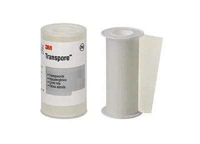 Fita Médica Transparente - Transpore™  3M -  10cm x 4,5m