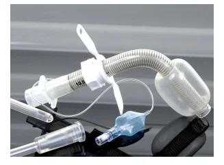 Cânula de Traqueostomia - BCI - 8.0mm C/ Balão Ajustável Aramada/Longa