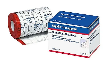 Curativo Filme Transparente Hypafix - BSN Medical - Rolo 10cm x 10m