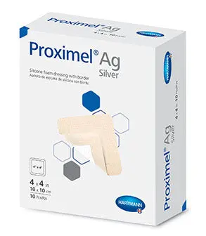 Curativo Espuma com Silicone 7,6x7,6cm Proximel AG / Unid - Hartmann