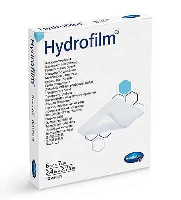 Curativo Filme Trasparente Estéril - Hartmann - 6 x 7cm Hydrofilm Unid