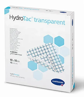 Curativo de Hidrogel Transparente - Hydrotac Transparent 10x10 cm unidade