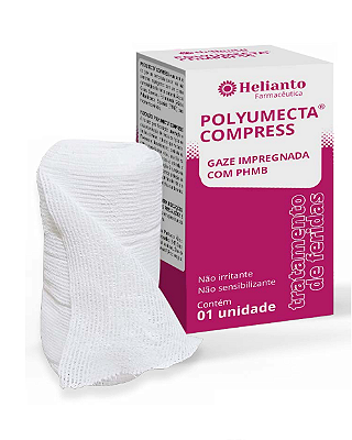 Curativo de Malha com PHMB Polyumecta Compress - Helianto -10,2cm x 6m