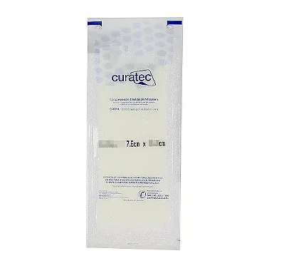 Compressa Com Emulsão de Petrolatum Estéril 7,6 x 40,6cm Unid - Curatec