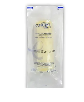 Curativo Compressa com Emulsão de Petrolatum - Curatec - 15cm x 2M