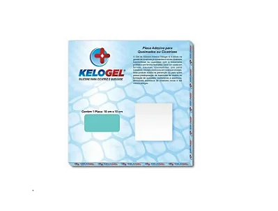 Placa em Silicone Cicatrizes e Queimados 10 x 30cm Unid - Kelogel