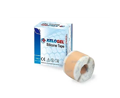 Fita Adesiva de Silicone em Rolo 4cmx3m Tape Médico Hospitalar - KeloGel