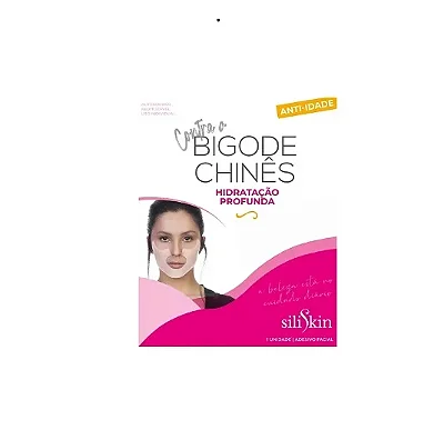 Adesivo Anti Rugas Hidratação Bigode Chines em Silicone (unid) - Siliskin