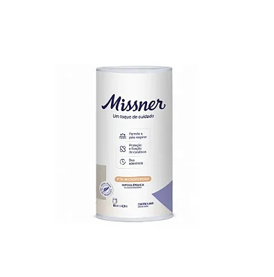 Fita Micropore Bege 10cm x 4,5m - Missner