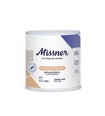 Fita Micropore Bege 5cm x 4,5m - Missner