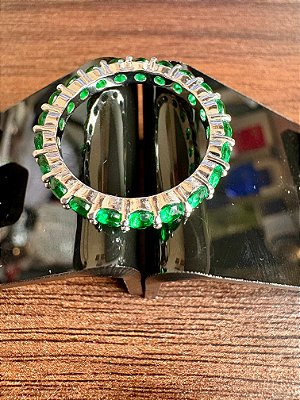 Anel Gotas Aurora Verde