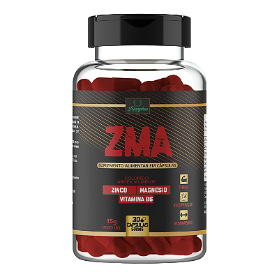 Zma 500mg Triunphus Zinco Magnesio Vitamina B6 - 30 Capsulas
