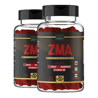 Zma 500mg Triunphus Zinco Magnesio Vitamina B6 - 60 Capsulas