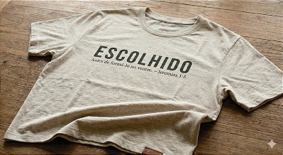 Camiseta "Escolhido" Jeremias 1:5