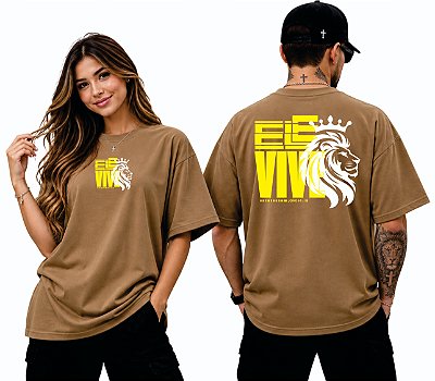 Camiseta Oversized Ele Vive — João 14:19 | DSL Wear