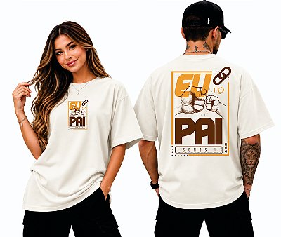 Camiseta Oversized Eu e o Pai Somos Um — João 10:30 | DSL Wear