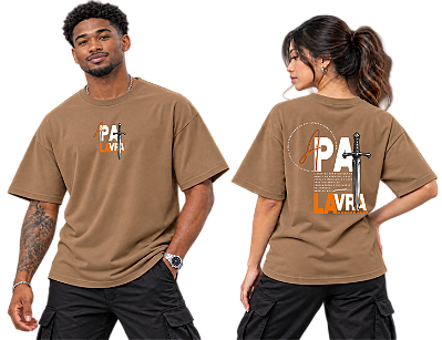 Camiseta Oversized A Palavra — Hebreus 4:12 | DSL Wear