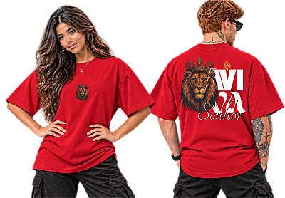 Camiseta Oversized Aviva, Senhor — Habacuque 3:2 | DSL Wear