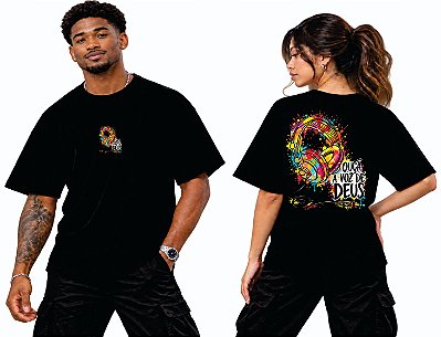 Camiseta Oversized OUÇA A VOZ DE DEUS — João 10:27 | DSL Wear
