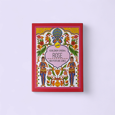 Incenso Cone Golden India  – Rosas