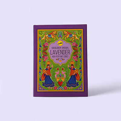 Incenso Cone Golden India – Lavanda