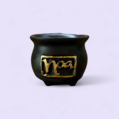 Incensário e Defumador - Caldeirão NOA Preto