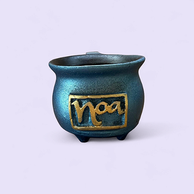 Incensário e Defumador - Caldeirão NOA Azul