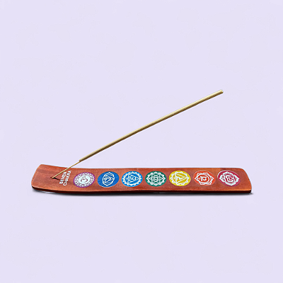 Incensário Régua 7 Chakras | Madeira