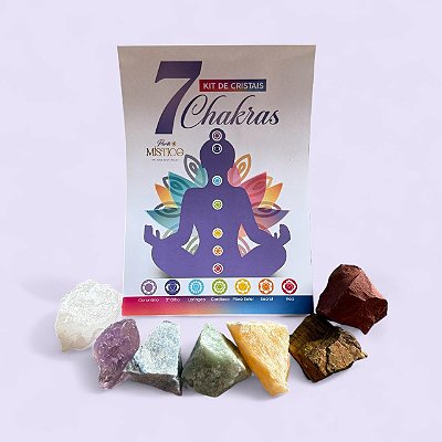 Kit 7 Chakras Bruto – Alinhamento e Equilíbrio Energético