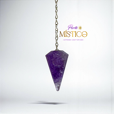Pêndulo de Cristais Naturais - Diversas opções
