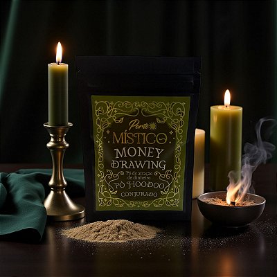 Money Drawing - Pó Hoodoo de Atração de Dinheiro
