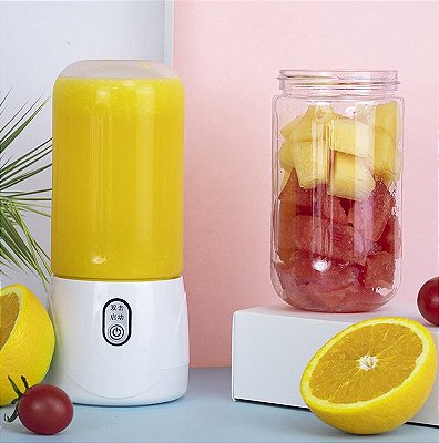 Mini Liquidificador Portátil Recarregável Mixer Juice Com Copo