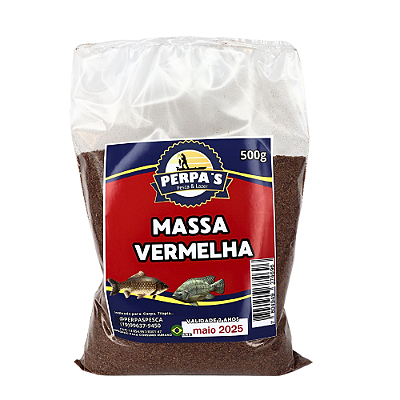 Massa Perpas Pesca Vermelha 500G
