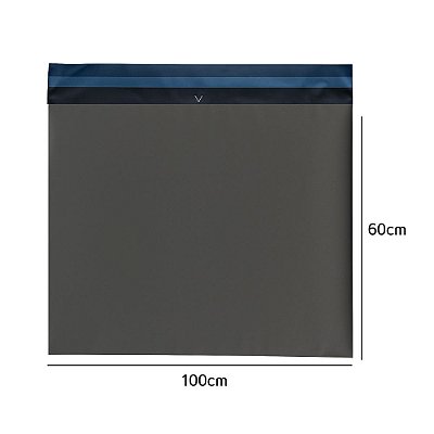Envelope de Segurança Cinza Econômico 100x60cm