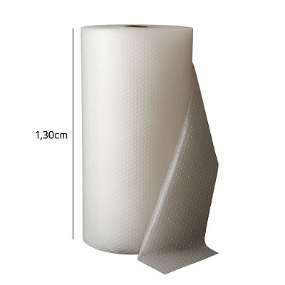 Plástico Bolha Soft 1,30cm x 100mt 35 micras