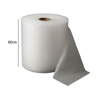 Plástico Bolha Cyclo 60cm x 100mt 25 micras