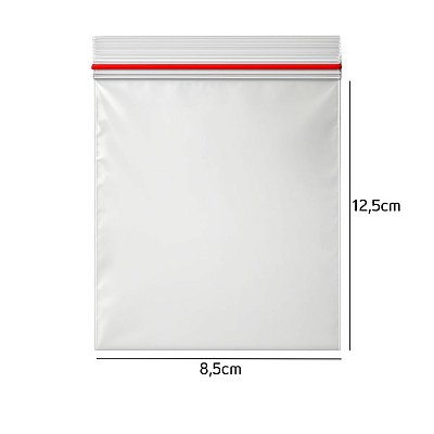 Saco Zip Lock N.04 8,5X12,5Cm C/100 Talge