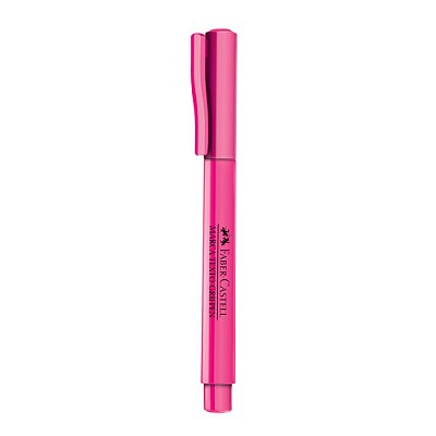 Caneta Marca Texto Rosa Faber Castell