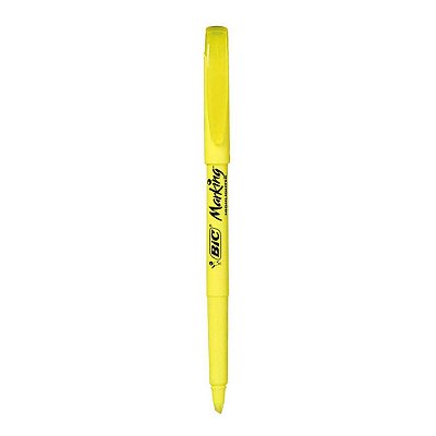 Caneta Marca Texto Amarela Bic