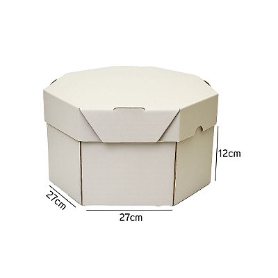 Caixa para Bolo Redonda  N15 27X27X12