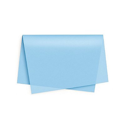 Papel De Seda Pct C/100 Un Azul Claro