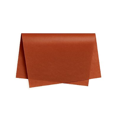 Papel De Seda Pct C/100Un Marrom