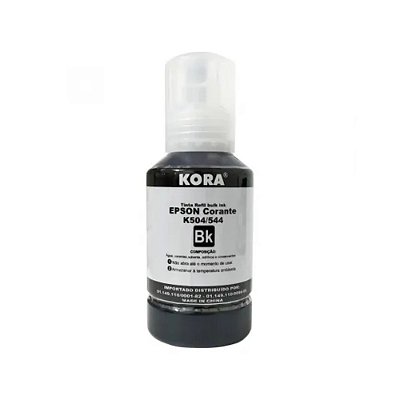 Tinta Corante Refil Preta (Black) 127ml Epson Kora