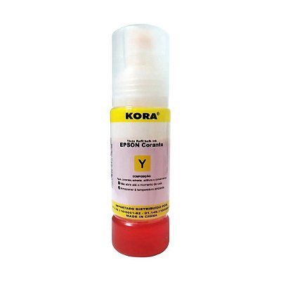 Tinta Corante Refil Amarela (Yellow) 70ml Epson Kora