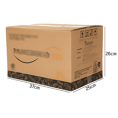 Caixa de Papelão para Mudança Média 37X25X26