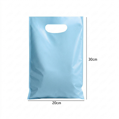 Sacola Boca de Palhaço Azul Bebê 20x30cm com 25 Unidades