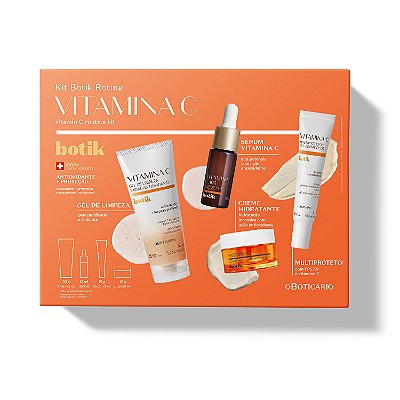 Mini Kit Rotina Botik Vitamina C (4 itens)