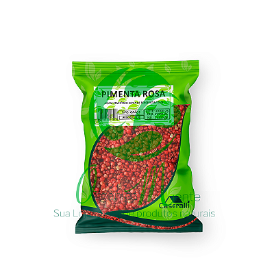 PIMENTA ROSA GRÃOS 25g - CASERALLI